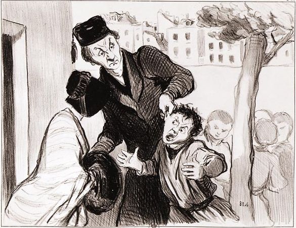 dessin-Daumier-Debat-Autorite-et-Savoirs-CNT-syndicat-education-Nord-PdC-Lille-11mai2012